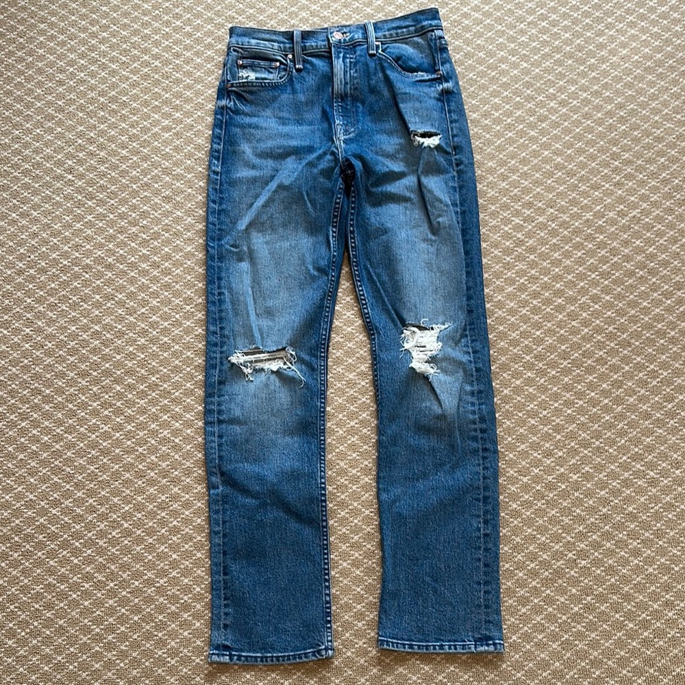 MOTHER High Waisted Rider Skimp Jeans. Size 27. Never Worn. Original Retail $248